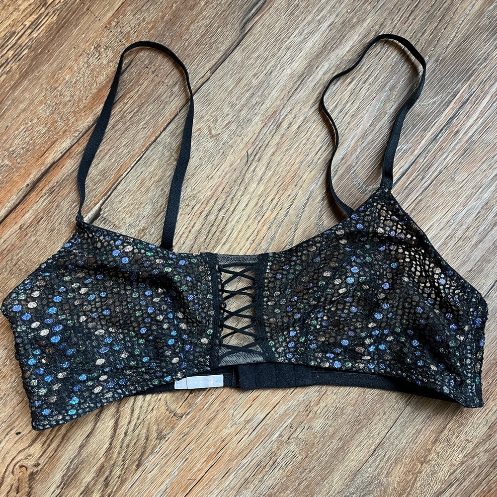 Sparkly space bralette
